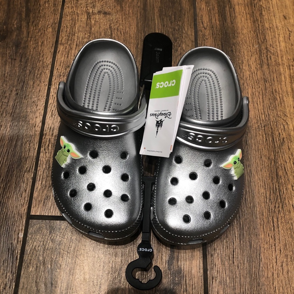 Disney baby yoda crocs